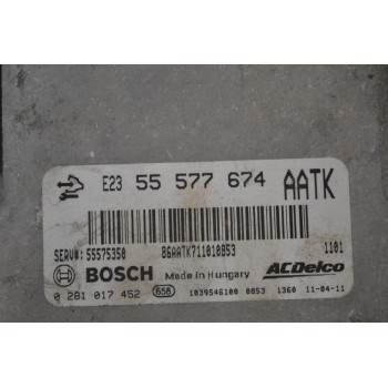 Εγκέφαλος Opel Astra 2009-2015 BOSCH 55577674 5575350 0281017452