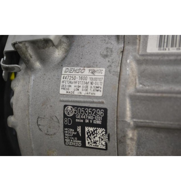 Κομπρεσέρ Aircondition - A/C Alfa Romeo Stelvio 2016-2025 DENSO 447250-1600 4472501600 50535296