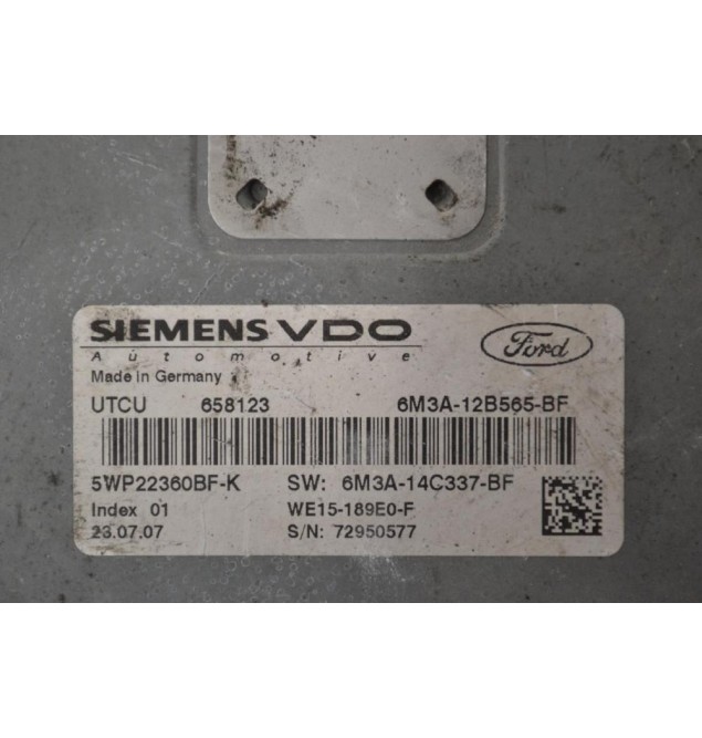 Εγκέφαλος Ford Ranger 2006-2012 658123  5WP22360BF 6M3A-12B565-BF