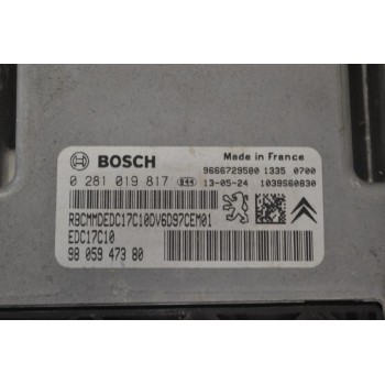 Εγκέφαλος Peugeot 208 2012-2019 0281019817 9805947380 9666729580 1039S60830