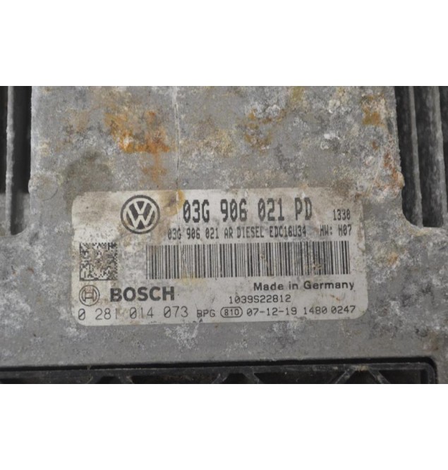 Εγκέφαλος Volkswagen Caddy 2004-2010 0281014073 03G906021 1039S22812