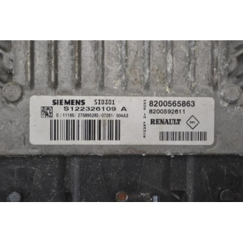 Εγκέφαλος Renault Megane K9K 2004-2012 SIEMENS S122326109A  8200565863 8200592611