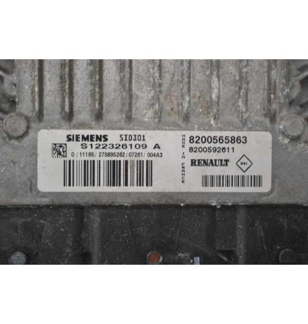 Εγκέφαλος Renault Megane K9K 2004-2012 SIEMENS S122326109A  8200565863 8200592611