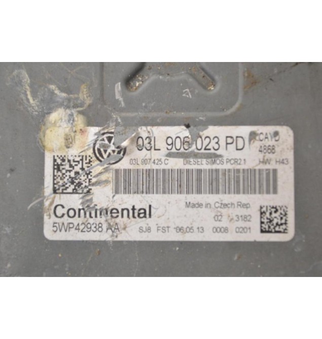 Εγκέφαλος Volkswagen Caddy 2010-2015 03L906023PD 03L907425C 5WP42938AA