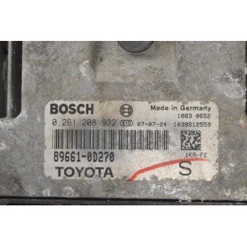 Εγκέφαλος Toyota Yaris 1.0 2006-2012 BOSCH 89661-0D270 0261208932 1039S12559