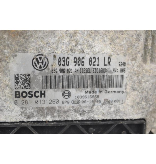 Εγκέφαλος Volkswagen Passat / Touran 1.9 TDI 2001-2010 BOSCH 03G906021LR 03G906021 0281013260 1039S16965 (Seat / Audi / Skoda)