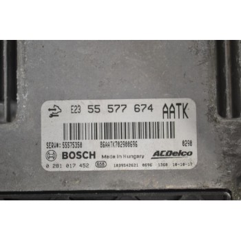 Εγκέφαλος Opel Astra 2009-2015 BOSCH 55577674 5575350 0281017452