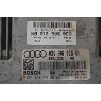Εγκέφαλος Audi A4 2004-2008 0281012113 03G906016GN 1039S10575
