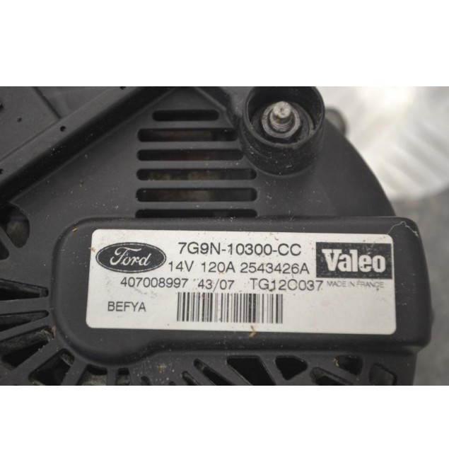 Δυναμό Ford Fiesta - Mondeo 2005-2014 7G9N-10300-CC 7G9N10300CC 14V 120A VALEO