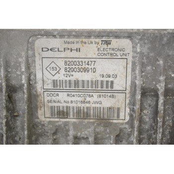 Εγκέφαλος Renault Kangoo 2001-2025 DELPHI 8200331477 8200309910
