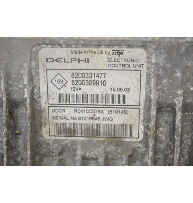 Εγκέφαλος Renault Kangoo 2001-2025 DELPHI 8200331477 8200309910