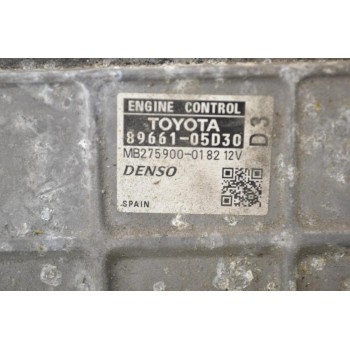 Εγκέφαλος Toyota Avensis 2.0 D4D 2008-2013 89661-05D30 MB275900-0182