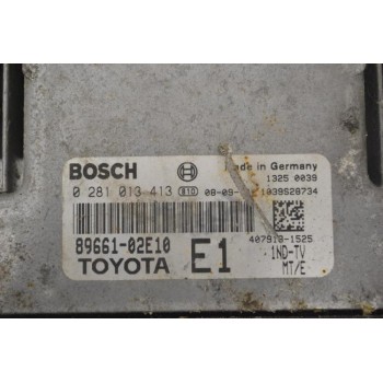 Εγκέφαλος Toyota Corolla - Auris 1.4D D4D 2005-2010 89661-02E10 0281013413 1039S25734
