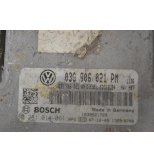 Εγκέφαλος Volkswagen Jetta / Golf 1.9 TDI 2002-2012 03G906021PM 0281014061 03G906021AN 1039S21729 (Seat Audi Skoda)