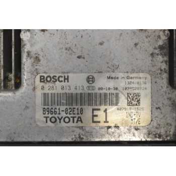 Εγκέφαλος Toyota Corolla - Auris 1.4D D4D 2005-2010 89661-02E10 0281013413 1039S25734