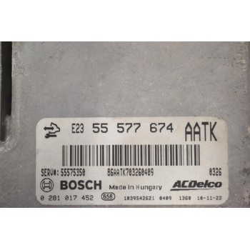 Εγκέφαλος Opel Astra 2009-2015 BOSCH 55577674 5575350 0281017452