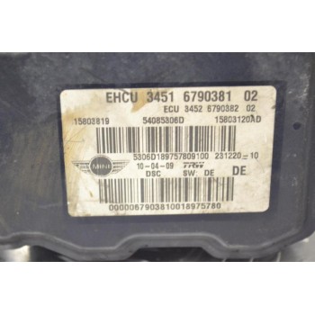 Μονάδα ABS Mini Cooper S 2004-2008 EHCU34516790381 15803819 54085306D