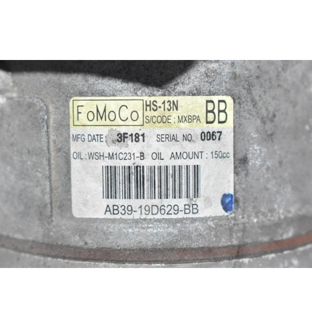 Κομπρεσέρ Aircondition A/C Ford Ranger - Transit / Mazda BT-50 2.2 3.2 QJ2R P4AT P5AT 2006-2018 AB39-19D629-BB (Γνήσιο)