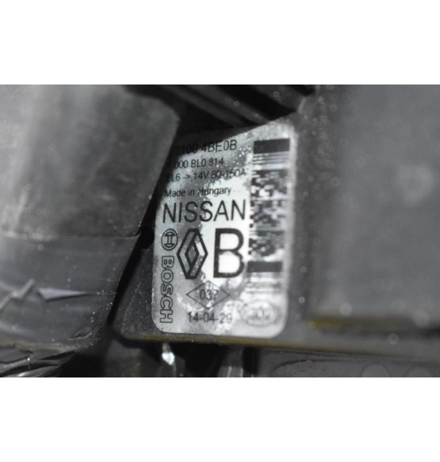 Δυναμό Nissan Qashqai / X-Trail / Pulsar R9M HRA2 1.2 1.6 2011-2018 23100-4BE0B 80-150A (Renault Kadjar Megane Scenic Talisman Trafic / Opel Movano Vivaro)