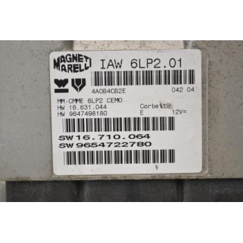 Εγκέφαλος Peugeot 307 2001-2005 SW16.710.064 SW16710064 SW9654722780 IAW6LP2.01 16.631.044 16631044 9647498180