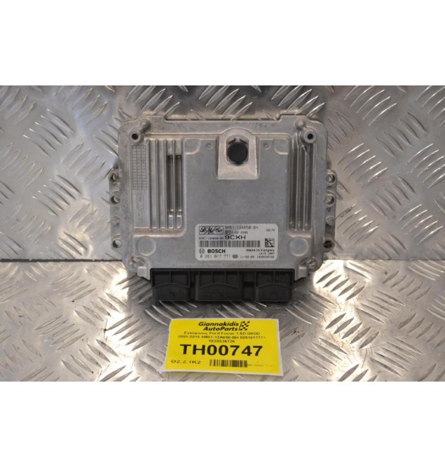 Εγκέφαλος Ford Focus 1.6D G8DD 2003-2015 9M51-12A650-BH 0281017771 1039S36726