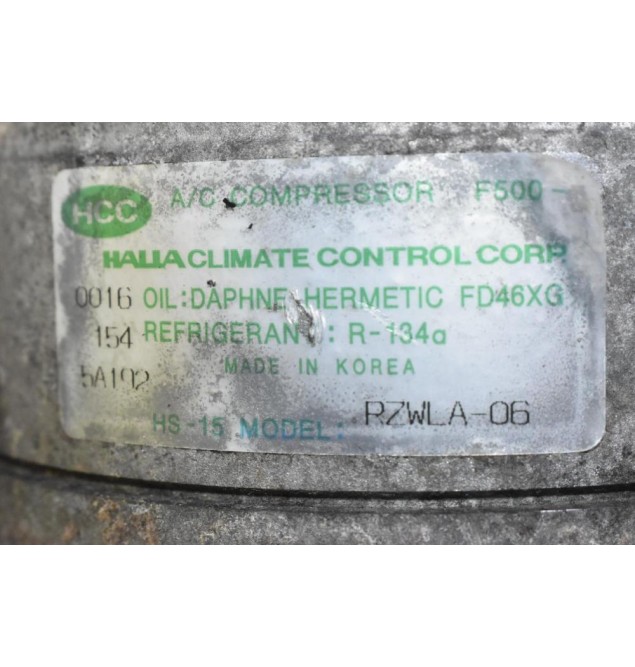 Κομπρεσέρ Aircondition Ford Ranger / Mazda B2500 2.5 WL 12V 2001-2005 RZWLA-06