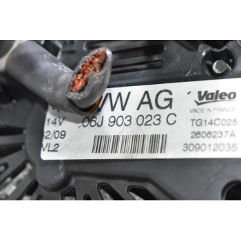 Δυναμό Audi A4 A3 Q3 TT 1.8 2.0 2008-2020 06J903023C CDA BZB CCZ CCT CAE CBF (Volkswagen Golf Scirocco Tiguan Passat Jetta Passat Eos / Seat Leon Toledo Altea / Skoda Octavia SuperB Yeti)