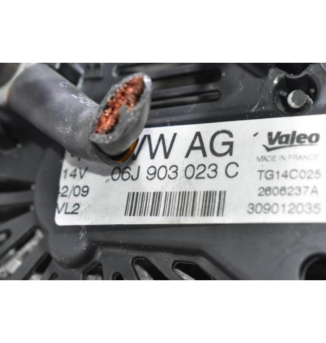 Δυναμό Audi A4 A3 Q3 TT 1.8 2.0 2008-2020 06J903023C CDA BZB CCZ CCT CAE CBF (Volkswagen Golf Scirocco Tiguan Passat Jetta Passat Eos / Seat Leon Toledo Altea / Skoda Octavia SuperB Yeti)