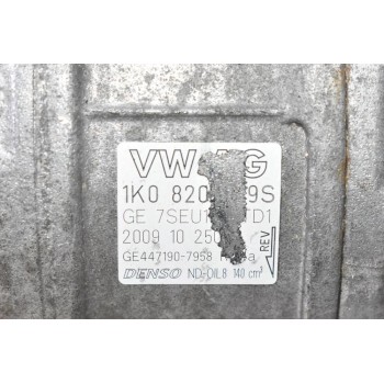 Κομπρεσέρ A/C Audi A4 A3 Q3 TT 1.4 1.8 2.0 TSI TFSI 2008-2020 1Κ0820859S CDA BZB CCZ CCT (Volkswagen Golf Scirocco Tiguan Passat Jetta Passat Eos / Seat Leon Toledo Altea / Skoda Octavia SuperB Yeti)