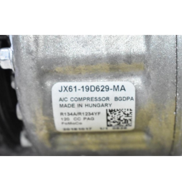 Κομπρεσέρ Aircondition A/C Ford Focus / Kuga / Fiesta / Puma / Transit Connect 1.5 Ecoboost Y1DC YZDA Z2GA 2018-2023 (Γνήσιο) JX61-19D629-MA B7J C15DD0X BKDA