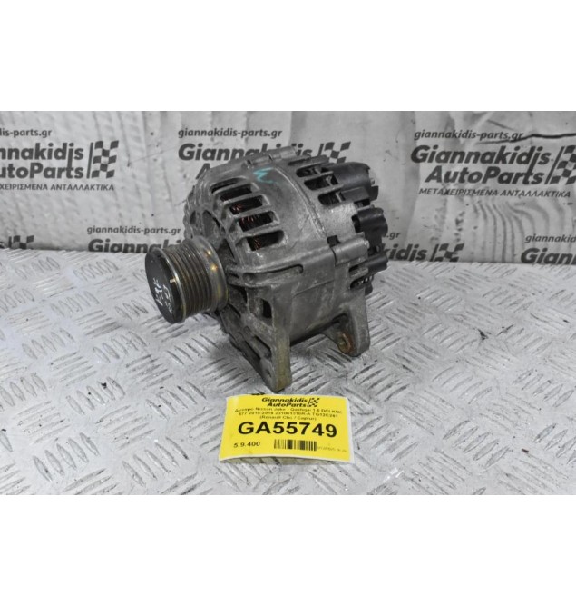 Δυναμό Nissan Juke - Qashqai 1.5 DCI K9K 677 2010-2019 231001318R-A TG12C241 (Renault Clio / Captur)
