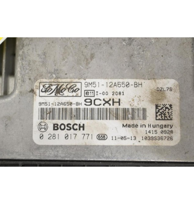 Εγκέφαλος Ford Focus 1.6D G8DD 2003-2015 9M51-12A650-BH 0281017771 1039S36726
