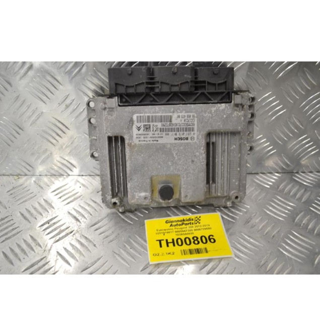 Εγκέφαλος Peugeot 208 2012-2019 0281019817 9805947380 9666729580 1039S60830