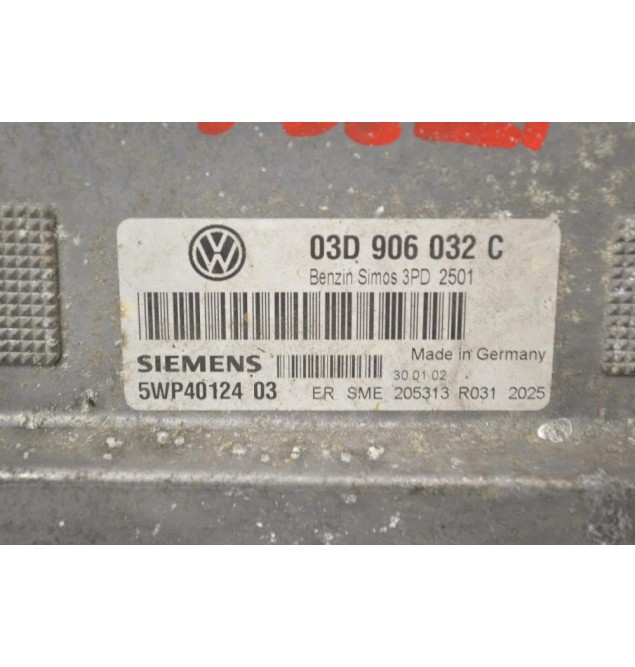 Εγκέφαλος Volkswagen Polo 1.2  2002-2006 SIEMENS 03D906032C  5WP40124