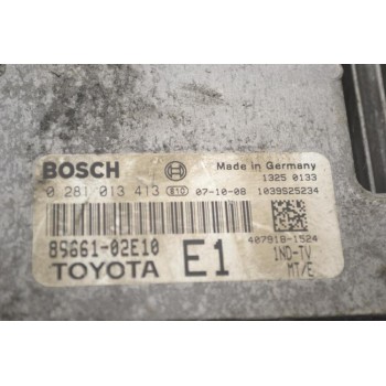Εγκέφαλος Toyota Corolla - Auris 1.4D D4D 2005-2010 89661-02E10 0281013413 BOSCH