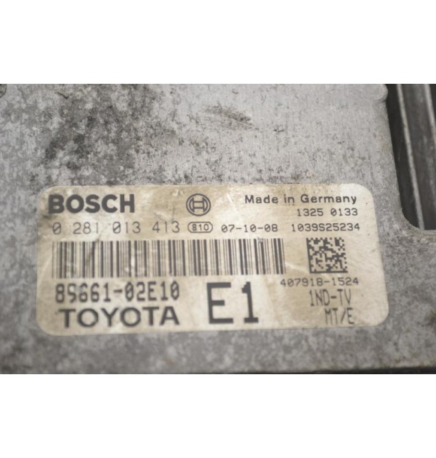 Εγκέφαλος Toyota Corolla - Auris 1.4D D4D 2005-2010 89661-02E10 0281013413 BOSCH