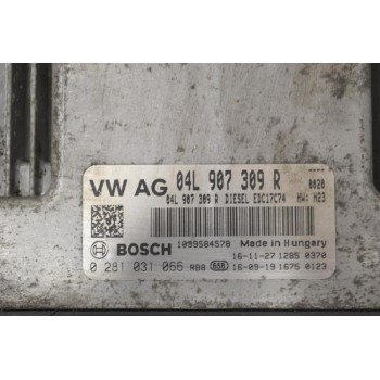 Εγκέφαλος Volkswagen Golf 2.0 TDI 2008-2018 04L907309R 0281031066 1039S84578 (Γνήσιο) (Seat Audi Skoda)