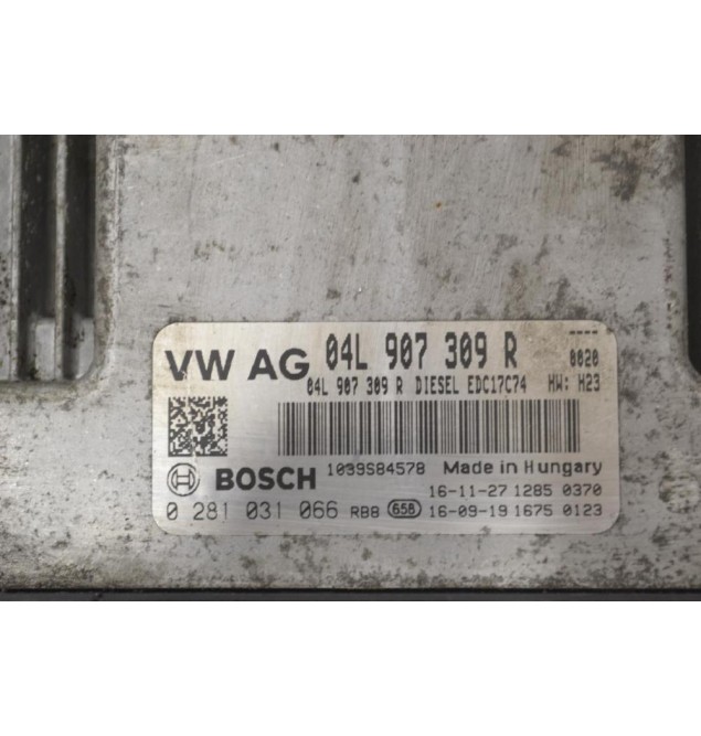 Εγκέφαλος Volkswagen Golf 2.0 TDI 2008-2018 04L907309R 0281031066 1039S84578 (Γνήσιο) (Seat Audi Skoda)