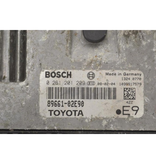 Εγκέφαλος Toyota Corolla - Auris 1.4D D4D 2005-2010 89661-02E90 0261201209 1039S17579
