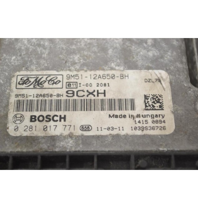 Εγκέφαλος Ford Focus 1.6D G8DD 2003-2015 9M51-12A650-BH 0281017771 1039S36726