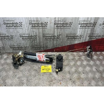 Ηλεκτρομαγνητική κλειδαριά με εσωτερικό & εξωτερικό χερούλι πίσω δεξία 4 pins Hyundai XG 99-05