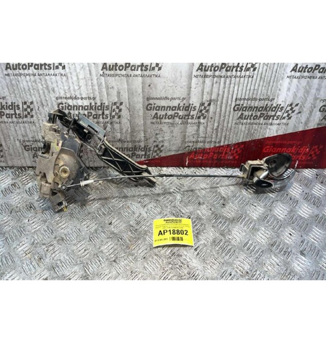 Ηλεκτρομαγνητική Κλειδαριά & Εσωτερικό χερούλι πόρτας πίσω αριστερά Ford Focus 2002-2004 2S4AA26413BB