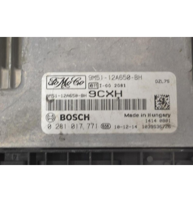Εγκέφαλος Ford Focus 1.6D G8DD 2003-2015 9M51-12A650-BH 0281017771 1039S36726