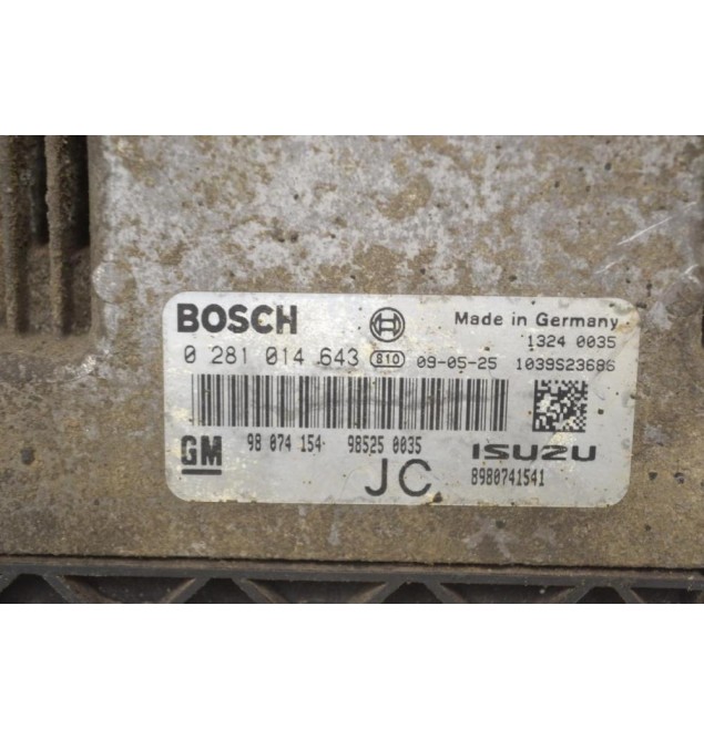 Εγκέφαλος Opel Astra 2004-2010 BOSCH 0281014643 1039S23686 98074154