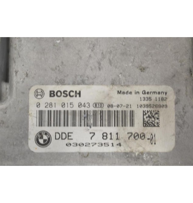 Εγκέφαλος Bmw 320 2007-2010 BOSCH 0281015043 1039S26809 7811700-01