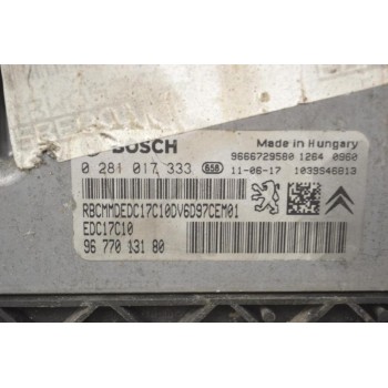 Εγκέφαλος Peugeot 308 2009-2014 BOSCH 0281017333 9677013180 1039S46813