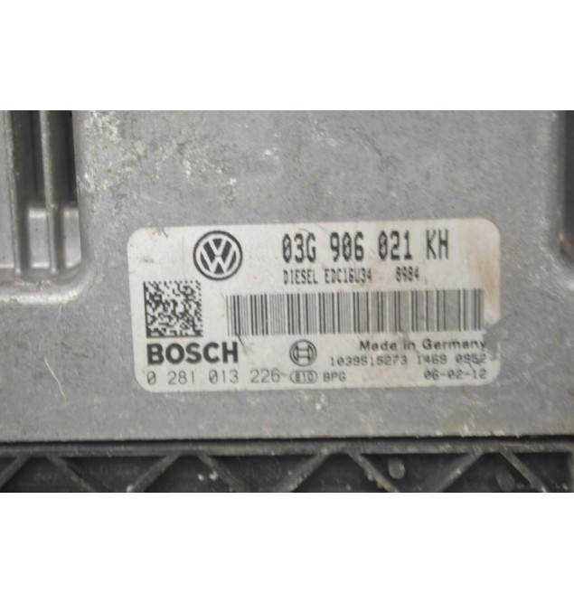 Εγκέφαλος Volkswagen Golf 1.9 TDI 2004-2013 03G906021KH 0281013226 1039S16960 EDC16U34 (Seat / Audi / Skoda)