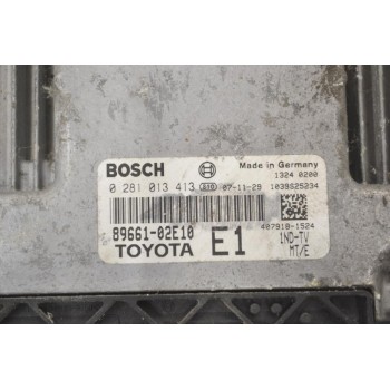 Εγκέφαλος Toyota Corolla - Auris 1.4D D4D 2005-2010 89661-02E10 0281013413 BOSCH