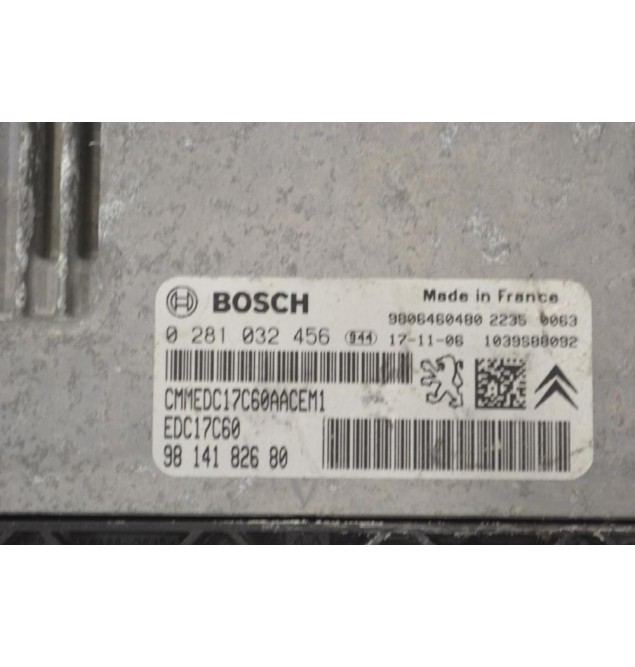 Εγκέφαλος Citroen C4 2015-2018 BOSCH 0281032456 9814182680 1039S88092