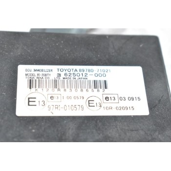 Εγκεφαλος Σετ - Immobilizer Toyota Hilux KUN 25 2005-2012 89661-0KC61 RB175800-4350 89741-71011